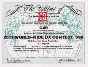 Contest certificate 2